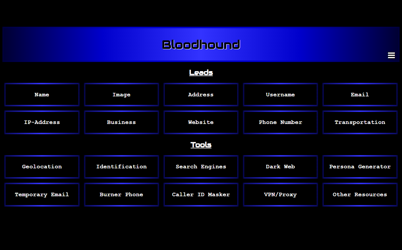 bloodhound website